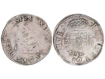 Philip II - Escudo (Statendaalder). 1578. ... 