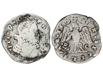 Philip III - 4 Taris. 1609-D.C. MESSINA. ... 