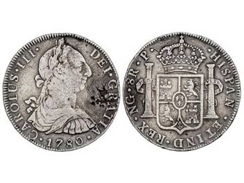 Charles III - 8 Reales. 1780. GUATEMALA. P. ... 
