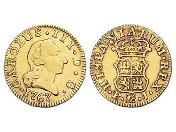 Charles III - 1/2 Escudo. 1767. MADRID. P.J. ... 