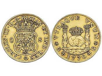 Charles III - 8 Escudos. 1770. GUATEMALA. 27 ... 