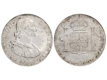 Charles IV - 2 Reales. 1794. GUATEMALA. M. ... 
