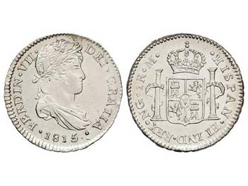 Ferdinand VII - 1 Real. 1815. GUATEMALA. M. ... 