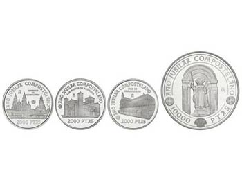 Juan Carlos I - Serie 4 monedas 2.000 (3) y ... 