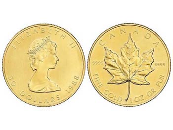 Canada - 50 Dólares. 1988. 31,11 grs. AU. ... 