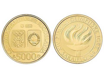 Yugoslavia - 5.000 Dinara. 1984. 8,05 grs. ... 