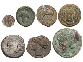 Ancient Greece - Lote 7 monedas. Incluye ... 