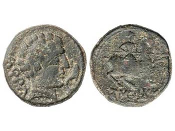 Celtiberian Coins - Lote 3 monedas 1/4 Calco ... 