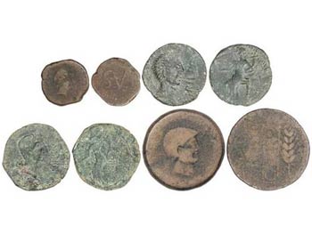Celtiberian Coins - Lote 4 monedas Cuadrante ... 