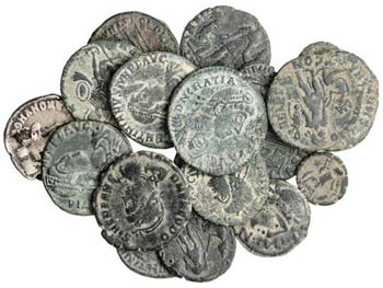Roman Coins - Lote 19 monedas Pequeños ... 