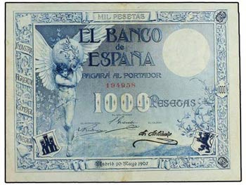 Spanish Banknotes - 1.000 Pesetas. 10 Mayo ... 