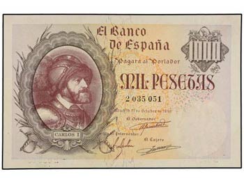 Estado Español - 1.000 Pesetas. 21 Octubre ... 