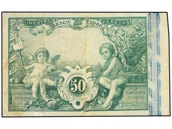 Spanish Banknotes - 50 Pesetas. 1 ... 