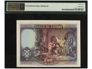 Spanish Banknotes - 500 Pesetas. ... 