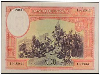 Spanish Banknotes - 500 Pesetas. 7 ... 