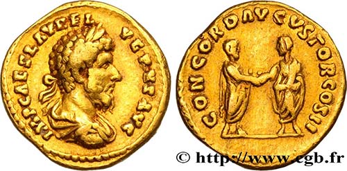 LUCIUS VERUS Type : Aureus  Date ... 