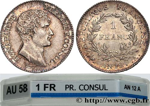 CONSULATE Type : 1 franc Bonaparte ... 