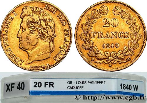 LOUIS-PHILIPPE I Type : 20 francs ... 