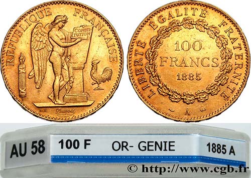 III REPUBLIC Type : 100 francs or ... 