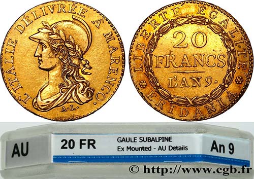 NAPOLEONIC COINS Type : 20 francs ... 