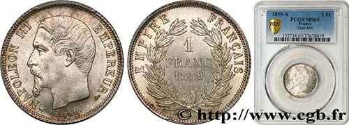SECOND EMPIRE Type : 1 franc ... 