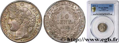 III REPUBLIC Type : 50 centimes ... 