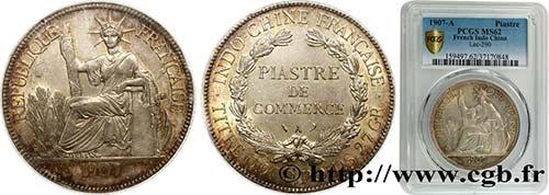 FRENCH INDOCHINA Type : 1 Piastre ... 