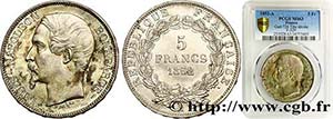 II REPUBLIC Type : 5 francs Louis-Napoléon, ... 