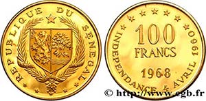 SENEGAL Type : 100 Francs 8e anniversaire de ... 