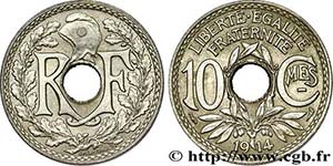 III REPUBLIC Type : 10 centimes Lindauer, ... 