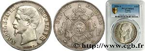 SECOND EMPIRE Type : 5 francs Napoléon III, ... 
