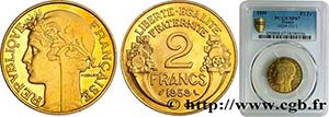 V REPUBLIC Type : Épreuve au type 2 francs ... 