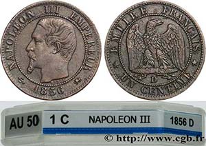 SECOND EMPIRE Type : Un centime Napoléon ... 