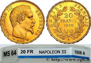 SECOND EMPIRE Type : 20 francs or Napoléon ... 