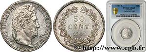 LOUIS-PHILIPPE I Type : 50 centimes ... 