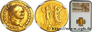 VESPASIAN Type : Aureus  Date : 77-78  ... 