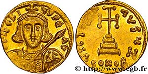 TIBERIUS III APSIMAR Type : Solidus  Date : ... 