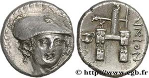 THRACE - AINOS Type : Drachme  Date : c. ... 