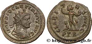 DIOCLETIAN Type : Aurelianus  Date : 295  ... 