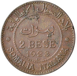 SAVOIA - Somalia  - 2 Bese 1923 ... 