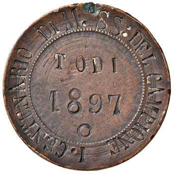 VARIE - Gettoni  TODI 1879 - 4 ... 