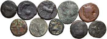 LOTTI - Greche  Lotto di 10 monete