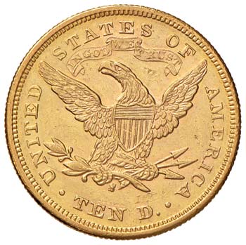 ESTERE - U.S.A.  - 10 Dollari 1879 ... 