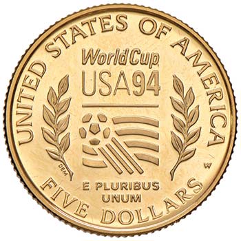 ESTERE - U.S.A.  - 5 Dollari 1994 ... 