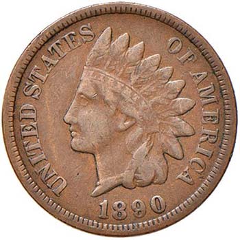 ESTERE - U.S.A.  - Cent 1890 Kr. ... 