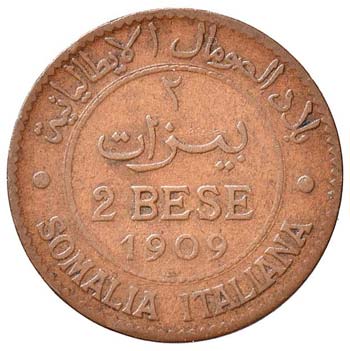 SAVOIA - Somalia  - 2 Bese 1909 ... 