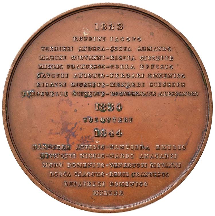 MEDAGLIE - VARIE  - Medaglia 1844 ... 