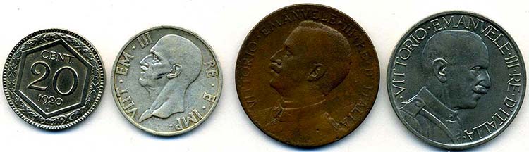 LOTTI - Savoia  5 lire 1936, 2 ... 