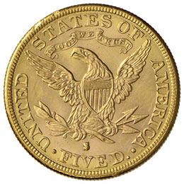 ESTERE - U.S.A.  - 5 Dollari 1886 ... 