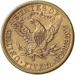 ESTERE - U.S.A.  - 5 Dollari 1902 ... 
